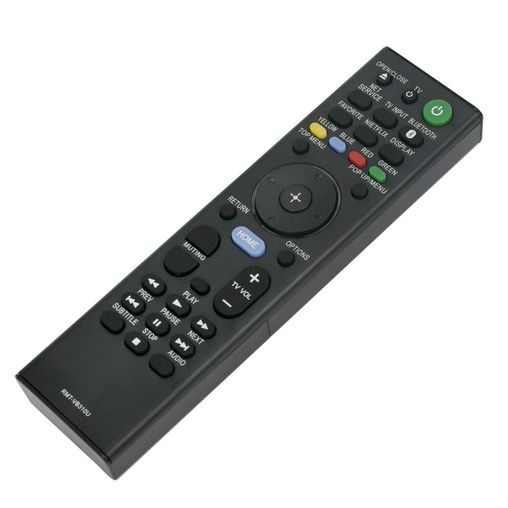 Replacement Remote Control RMT-VB310U for Sony Blu-ray Player UBP-UX80, UBP-X800, UBP-X1000ES, UBP-X1100ES, UBP-X800M2