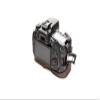 90D Camera Case, BolinUS Handmade Genuine Real Leather Half Camera Case Bag Cover for Canon Eos 90D Camera Bottom Opening Version + Hand Strap (Coffee) view 4