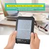 6'' Portable E-Paper with 800x600 Resolution+Audio Player, E-Reader E-Book Reader with Electronic Ink Screen Available in 29 Languages with A Pair of Headphone and Leather Case, 16/8/4GB(Black 8G) view 3