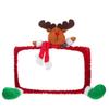 Amosfun Christmas Computer Monitor Cover Xmas Computer Monitor Decoration Border Cover for Home Office Desk Supplies Present view 1
