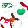 Amosfun Christmas Computer Monitor Cover Xmas Computer Monitor Decoration Border Cover for Home Office Desk Supplies Present view 2