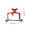 Amosfun Christmas Computer Monitor Cover Xmas Computer Monitor Decoration Border Cover for Home Office Desk Supplies Present view 3
