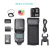 Godox V860III-C 2.4G Wireless E-TTL II 1/8000s HSS Flash Speedlite with X2T-C Wireless Trigger, with Built-in Large Capacity Lithium Battery, Compatible with Canon EOS Camera view 3
