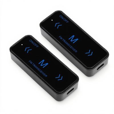 2PCS Mini Business Two Way Radios, Handsfree Walkie Talkie for Conversation, Camping, Hiking, Playing, Outdoor