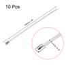 uxcell 26 Inch Stainless Steel Cable Zip Ties 0.18 Inch Width Metal Exhaust Wrap 10pcs view 2