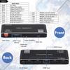 1x4 HDMI Splitter, 4K 60Hz 1 in 4 Out HDMI Splitter Audio Video Distributor Box Support Full Ultra HD, 3D, HDR, Compatible for HDTV, Blu-Ray, DVD, Xbox, PS4 Etc view 4