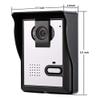AMOCAM Video Intercom System,7 Inches Monitor Wired Video Door Phone Doorbell Kits, Support Unlock, Monitoring, Dual-Way Intercom, 2 Camera with 3 Monitors view 4