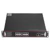 16 Port 1000M POE Network Switch + 2 Port 1000M Network Rack Mount view 1