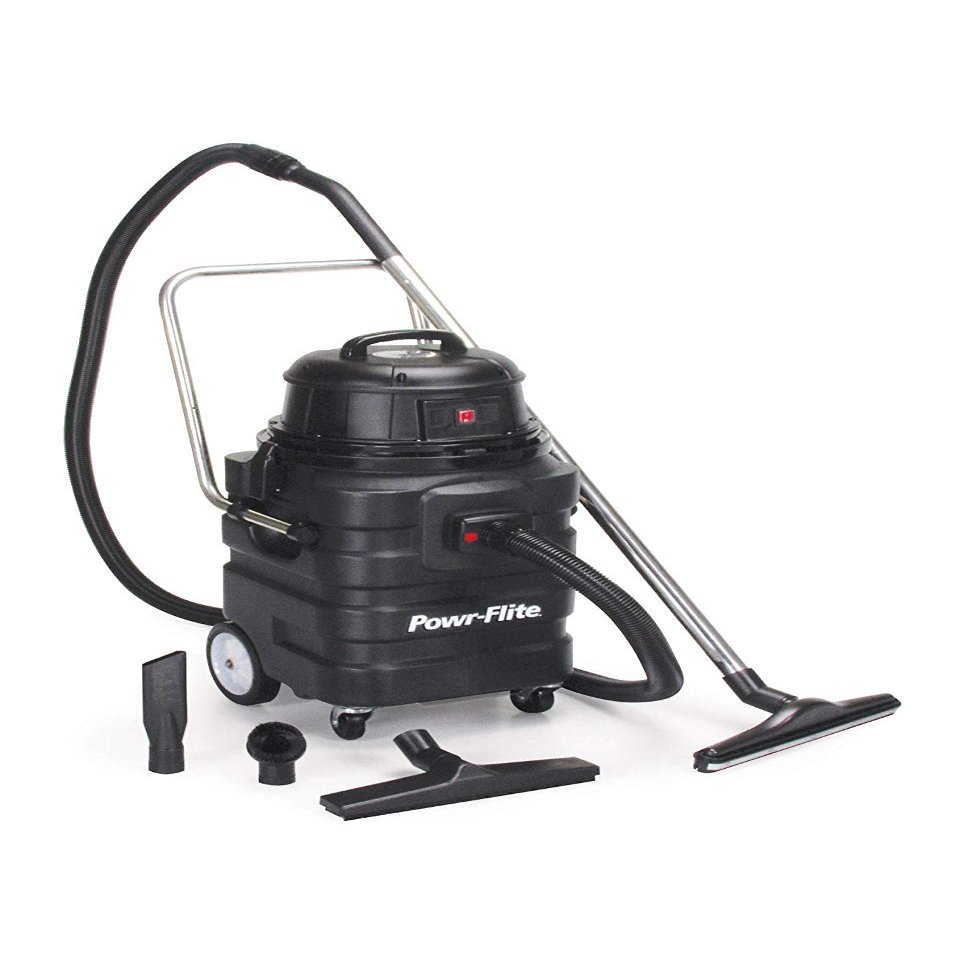 Powr-Flite PF54 Wet Dry Vacuum with Polyethylene Tank and Tool Kit, 15 gal Capacity (Pack of 1)