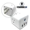 Cruise Approved Power Strip Non Surge Protector for Cruise Ship Multi Plug, 6 Outlets, 3 USB & 3 AC Outlet for Carnival, Celebrity, Princess, Norwegian & Major Lines in 2026 & 2027 view 2