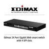 Edimax GS-5424G, Long Range 24-Port Gigabit Web Smart Switch with 4 SFP Slots view 3