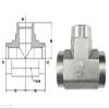 Hydraulic Tee 1 Female ORB Steel 6660-16-16-16 view 1