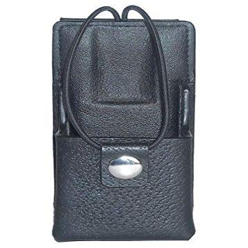Cut-Rate Batteries Leather Carry Case for Motorola HNN4538 Two Way Radio - with Swivel Belt Loop (Full Display)
