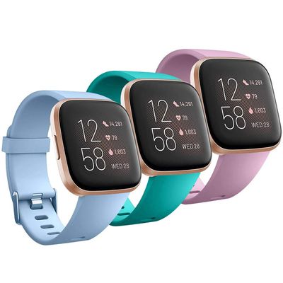 Baaletc Compatible Fitbit Versa 2/Versa/Versa Lite/Special Edition Bands Sport Strap Silicone Material Strap Bands for Fitbit Versa 2 Smart Fitness Watch