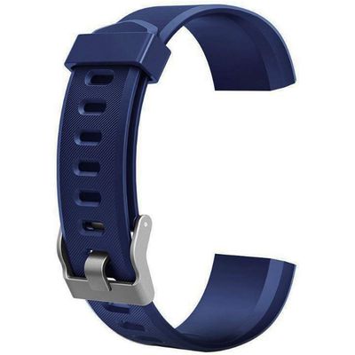 Fit for ID115Plus HR Replacement Watch Bands Women Men, Adjustable Sport Soft Silicone Band Straps Wristbands Bracelet Fit for ID 115 Plus HR, Not for ID115 or ID115HR (Blue)