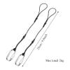 Acouto camera straps safety tether 2PCS Camera Lanyard, Universal Camera Strap Safety Rope Tether with Clip Hook for DSLR Mirrorless Cameras view 2
