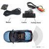 2 in 1 CCD LED Backup Camera,Reverse Camera with Backup Radar System,Adjustable Angle for Parking Sensors Car Rear View Camera Universal for Pickup,Truck,Car,Perfect Angle Night Vision Waterproof view 3