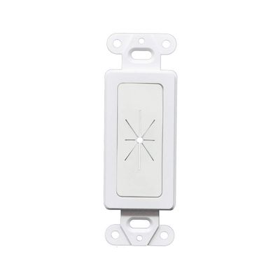Best 5pcs Decorator Wall Plate Insert with Flexible Opening White