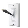 Best 5pcs Decorator Wall Plate Insert with Flexible Opening White view 4