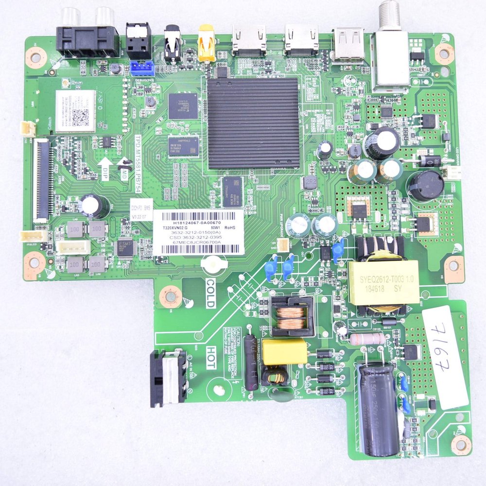 D32H-F0 TPD.MT5581-PB754 3632-3212-0150 Main Video Board for VIZIO 7167