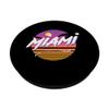 Miami, Florida 1980s Style Colorful Casual PopSockets Standard PopGrip view 2