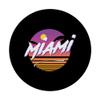 Miami, Florida 1980s Style Colorful Casual PopSockets Standard PopGrip view 3