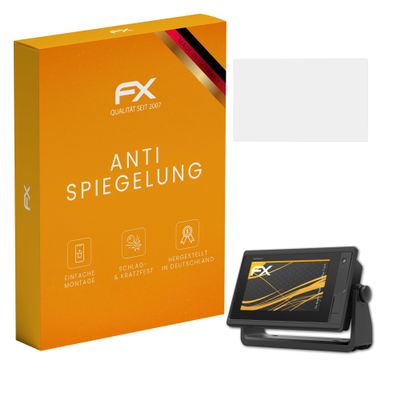 atFoliX Screen Protector compatible with Garmin GPSMap 722xs Plus 7 Inch Screen Protection Film, anti-reflective and shock-absorbing FX Protector Film (3X)
