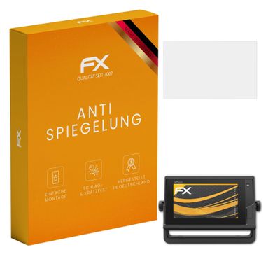 atFoliX Screen Protector compatible with Garmin GPSMap 722 Plus 7 Inch Screen Protection Film, anti-reflective and shock-absorbing FX Protector Film (3X)
