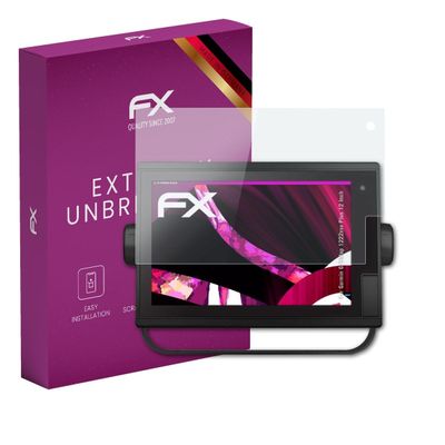 atFoliX Plastic Glass Protective Film compatible with Garmin GPSMap 1222xsv Plus 12 Inch, 9H Hybrid-Glass FX Screen Protector