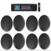 Rockville RCS180-6 Bundle: 180W 6 Zone 70V Commercial Bluetooth Amplifier, (8) CC65T 6.5 in Black Ceiling Speakers for Restaurant, Office, Cafe, and Retail Sound Systems, 9 Items view 1