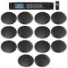 Rockville RCS180-6 Bundle: 6-Zone 180-Watt 70V Home Audio Amplifier, (14) 6.5 in 70V Ceiling Speakers, Bluetooth, Multi Room Sound System, 15-Items view 1