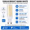 G9 LED Bulbs Dimmable, 10W 80W Equivalent, 1200LM 3000K Warm White(4PCS) view 3