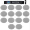 Rockville RCS180-6 6 Zone 70V Commercial Receiver with 14 CC80T Speakers view 1