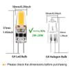 G4 LED Bulb 2W Equivalent to 20W T3 JC Type Bi-Pin G4 Base Halogen Bulb, AC/DC 12V Daylight White 6000K G4 Bulb for Under Cabinet Light, Ceiling Light, RV, Boats, Outdoor Landscape Lighting (10 Pack) view 2