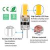 G4 LED Bulb 2W Equivalent to 20W T3 JC Type Bi-Pin G4 Base Halogen Bulb, AC/DC 12V Daylight White 6000K G4 Bulb for Under Cabinet Light, Ceiling Light, RV, Boats, Outdoor Landscape Lighting (10 Pack) view 3