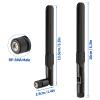 Bingfu 4G LTE Cellular Trail Camera Antenna 8dBi RP-SMA Male Antenna (2-Pack) Compatible with Spypoint Link Micro Solar EVO Link S Dark Wildlife Hunting Game Cam Outdoor Mobile Security Camera view 2