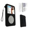 for iPod Classic Case, Silicone Skin Case Cover for Apple iPod Classic 6th 7th 80GB, 120GB Thin 160GB and iPod Video 5th 30gb + Screen Protector & Lanyard-10.5mm Thickness Thin Version(Black) view 1