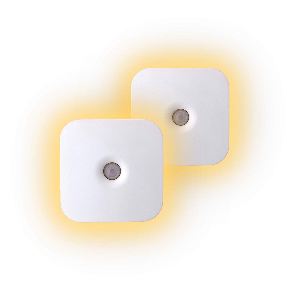 emagine A Sleep Aid LED Motion Sensor Portable Rechargeable Night Light Motion Activated Auto Sensor, Promotes melatonin Production and Healthy Sleep, ON-Off-Auto-Brightness Toggle, 2-Pack (Amber)