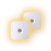 emagine A Sleep Aid LED Motion Sensor Portable Rechargeable Night Light Motion Activated Auto Sensor, Promotes melatonin Production and Healthy Sleep, ON-Off-Auto-Brightness Toggle, 2-Pack (Amber) view 1