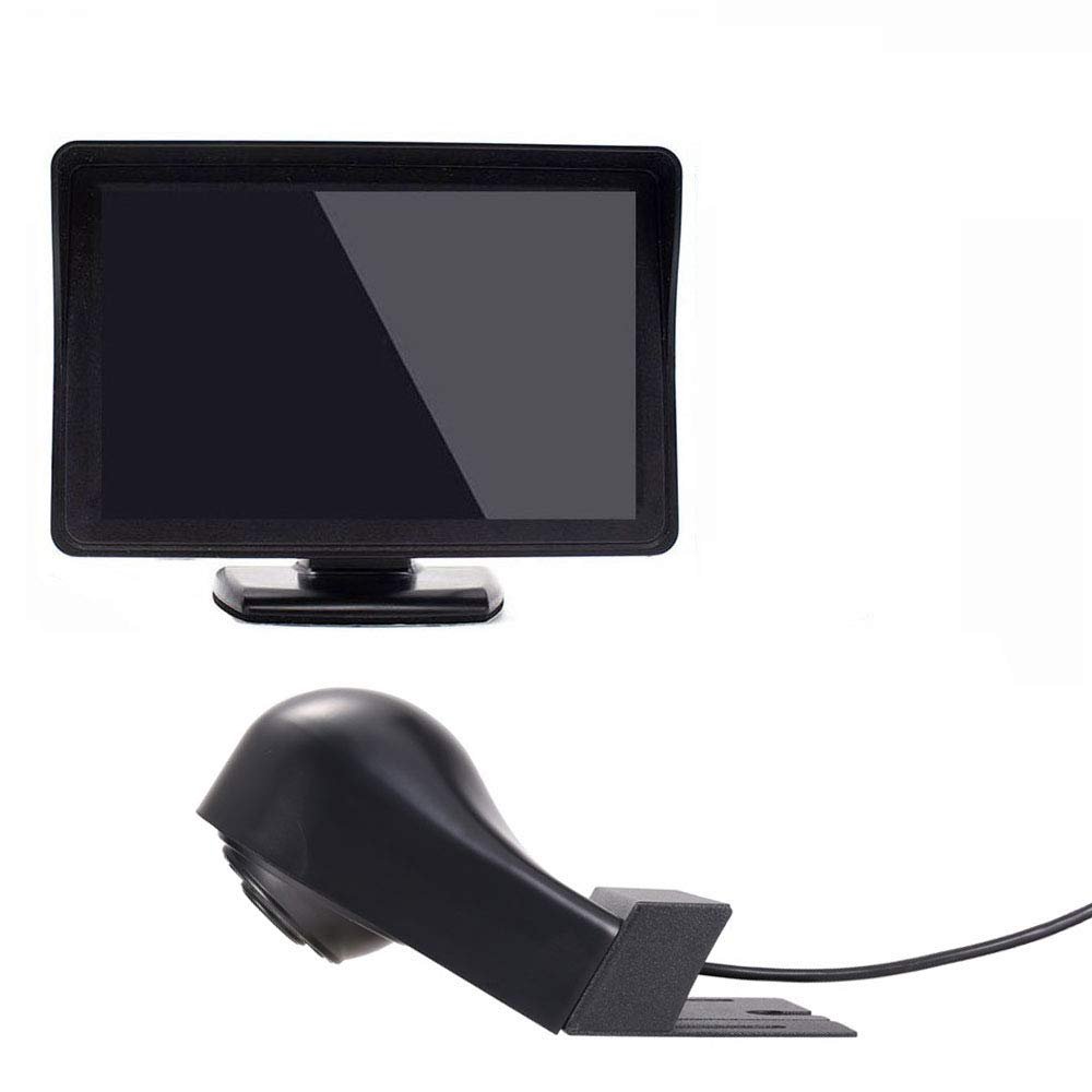 Rear View Camera Transportster+4.3" TFT LCD Screen Car Monitor Brake Light Car Roof Rear View Camera Benz Viano Vito W639 Van 3 Brake Light 2003-2014