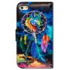 Bcov Case for iPod Touch 7/iPod Touch 6,Bcov Dream Catcher Wolf Sky Wallet Flip Leather Cover Case with Credit Card ID Card Slot Holder Kickstand for iPod Touch 7/6/5 view 3