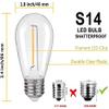 KGC 25Pack Shatterproof & Waterproof S14 Replacement LED Light Bulbs 2200K view 2