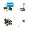 STEREN Coaxial Cable Clips - Cable Holder - Siding Clips for Hanging - Cord Holder for Desk - Cable Clamps - Cord Clip - Wire Organizer Clips - Tv Mount Screws (Black, 200 Count - Single Screw) view 4
