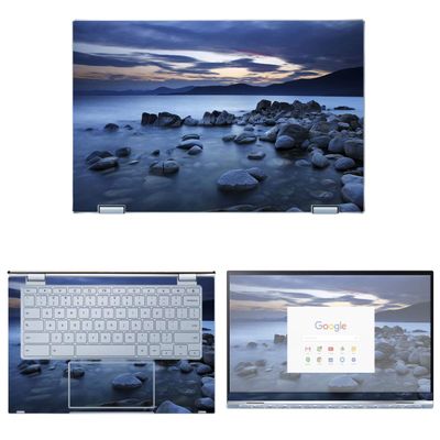 Decalrus - Protective Decal Seascape Skin Sticker for Asus Chromebook Flip 14 C433TA (14" Screen) case Cover wrap ASchrmbk14_C433TA-139