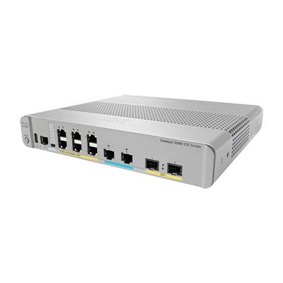 Cisco 3560-CX Switch 6 GE PoE+, 2 MultiGE PoE+, uplinks: 2 x 10G SFP+, IP Base (Renewed)