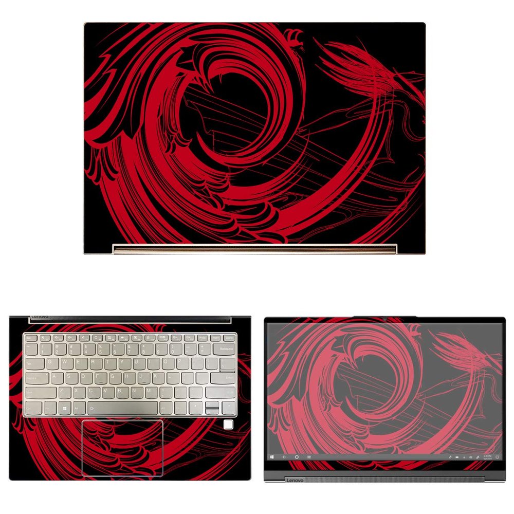 Decalrus - Protective Decal Abstract Rose Skin Sticker for Lenovo Yoga C940 (14" Screen) case Cover wrap LEyoga14_C940-91