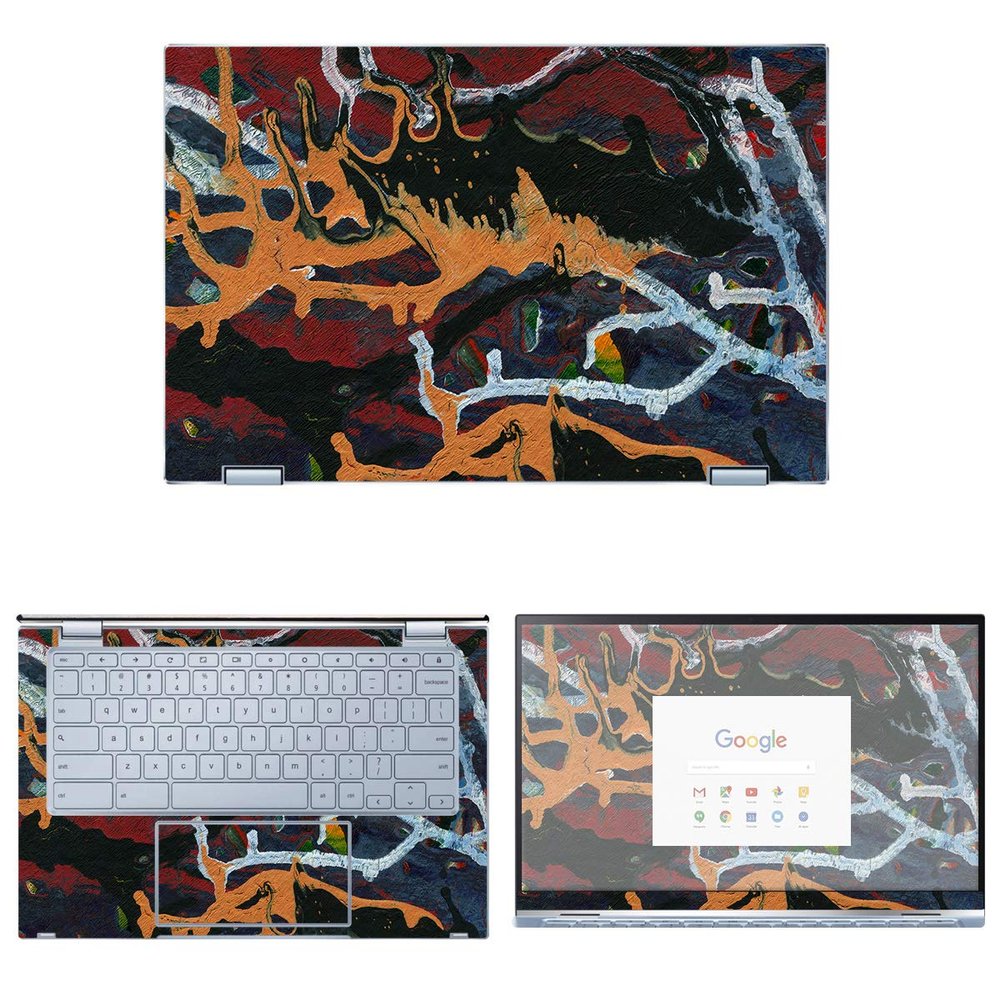 Decalrus - Protective Decal Paint Skin Sticker for Asus Chromebook Flip 14 C433TA (14" Screen) case Cover wrap ASchrmbk14_C433TA-232