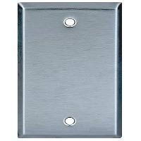Pan Pacific WPS 1 Gang Stainless Steel WallPlate Blank