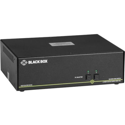 Black Box Network Services SS2P-SH-DVI-UCAC Secure Kvm Switch Niap 3.0 Certified - 2-port Single-monitor Dvi-i Ps2 Usb