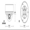 Arecont Vision AV3245PM-D-LG 3MP WDR CorridorView SNAPstream Surface Mount Network MegaBall Dome Camera with 2.88.5mm varifocal Lens, RJ45 Connection view 2